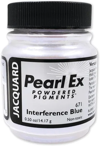 Miniatura 14 de Jacquard Pearl Ex Pigment Powder 0.75 oz negro carbón – Polvo de mica suelta para resina epoxi, acuarelas, tinta de caligrafía y arcilla – Polvo