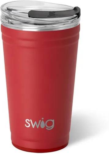 Miniatura 12 de Swig Life - Vaso aislante de 22 onzas, vaso de viaje para café con tapa, taza de viaje para café apta para portavasos, acero inoxidable (Aqua)