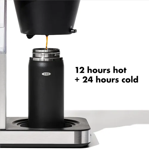 Miniatura 4 de OXO Cafetera de 8 tazas, taza térmica de acero inoxidable de 16 onzas con tapa SimplyClean