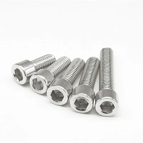 Miniatura 7 de 50 tornillos de cabeza hexagonal de acero inoxidable M3-0.020x0.236 in Tornillos de cabeza hexagonal perno interior DIN 912