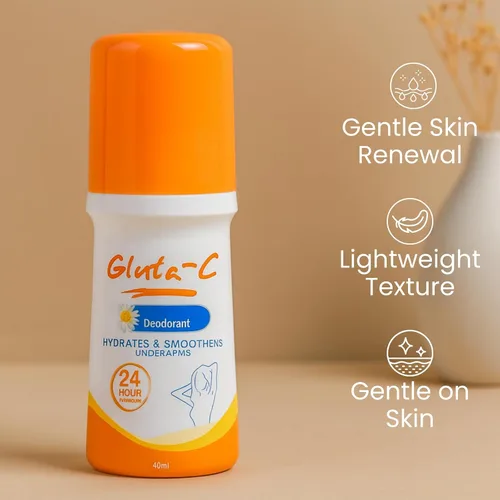 Miniatura 3 de Gluta-C Desodorante Roll On Hidratación Nutritiva Suave Revitalizante Textura Flexible Brillo Saludable Cuidado de la Piel Equilibrado Suave