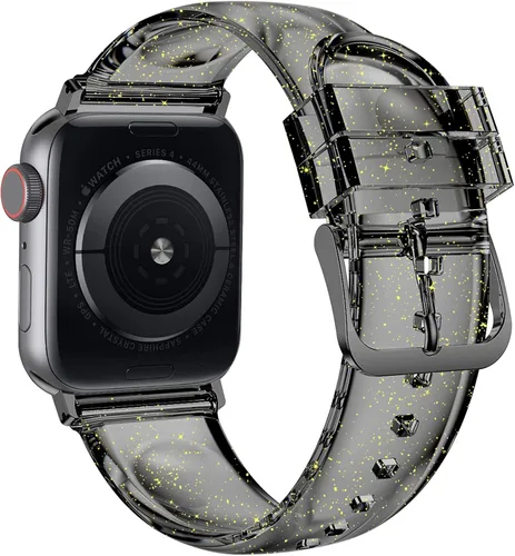 Miniatura 2 de iiteeology Compatible con Apple Watch Band de 1.65 pulgadas, 1.73 pulgadas, 1.75 pulgadas, 1.73 pulgadas, correa deportiva de silicona suave