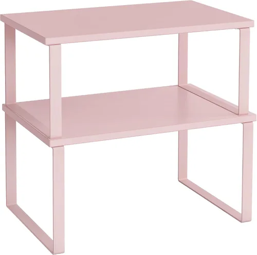 Miniatura 9 de SONGMICS Estante Organizador de Gabinete, Juego de 2 Estantes de Encimera de Cocina, Almacenamiento de Cocina, Estante de Especias, Apilable