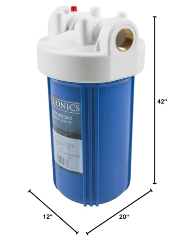 Miniatura 9 de Sistema purificador de filtro de agua de pozo con luz ultravioleta UV de 55W más sedimentos y carbón para óxido, hierro, arena, suciedad