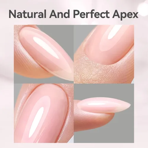 Miniatura 7 de BORN PRETTY Gel constructor para uñas, gel fortalecedor de gel de extensión 8 en 1, gel de construcción dura, gel base de gel rosa, gel constructor