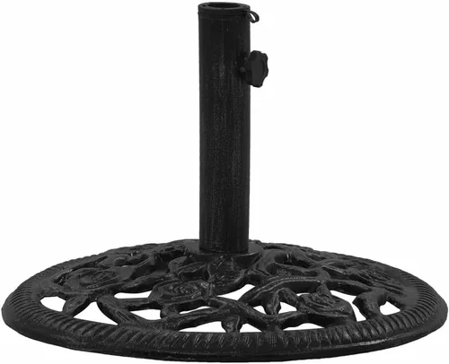 Miniatura 11 de Base redonda para sombrilla de patio, soporte resistente para sombrilla para exteriores, patio, piscina, al aire libre, blanco, 26.5 libras, hierro