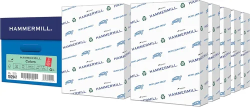 Miniatura 9 de Hammermill Papel de color, papel de impresora crema de 20 libras, 8.5 x 11-1 resma (500 hojas), fabricado en los Estados Unidos, papel pastel