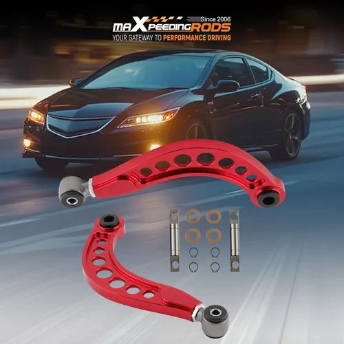 Miniatura 7 de maXpeedingrods Brazos de control superiores traseros para Honda Civic Coupe Sedan Acura CSX-S 2006-2015, Camber ajustable 3°