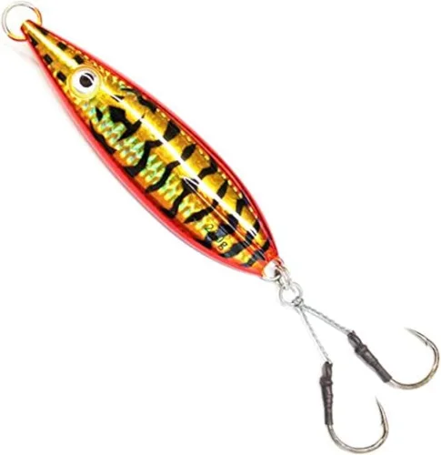 Miniatura 6 de Calissa Offshore Tackle Plantilla de caída rápida 80g 150g 250g 68kg Ganchos de asistencia 3/0 Mariposa - Plantilla de velocidad vertical de paso