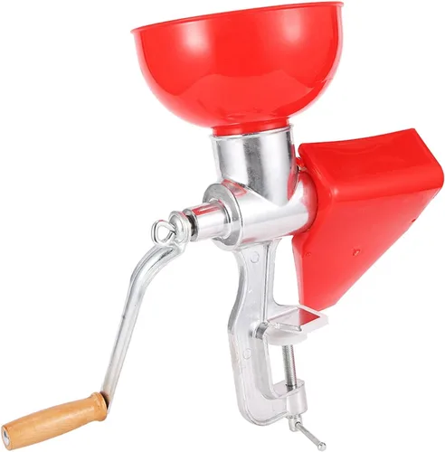 Miniatura 7 de Exprimidor de tomate de aluminio, prensa de tomate grande, prensa manual de tomate, fácil exprimido, se puede utilizar para filtrar tomates, limones