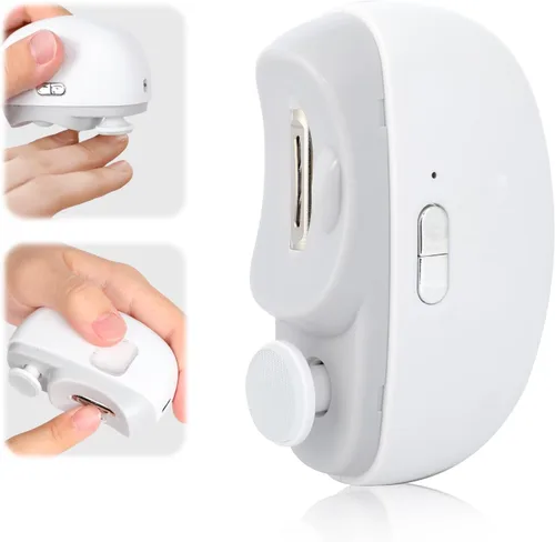 Miniatura 9 de Cortaúñas eléctrico, lima de uñas eléctrica, recortadora de uñas automática 3 en 1 con pulido, molinillo de uñas automático para mujeres, recortador