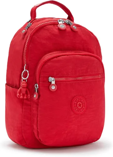 Miniatura 4 de Kipling Mochila para tablet pequeña de Seúl para mujer, Rojo rouge, 6"L X 8.25"H X 2"D, Seoul - Mochila pequeña para tablet Rojo (red rouge)