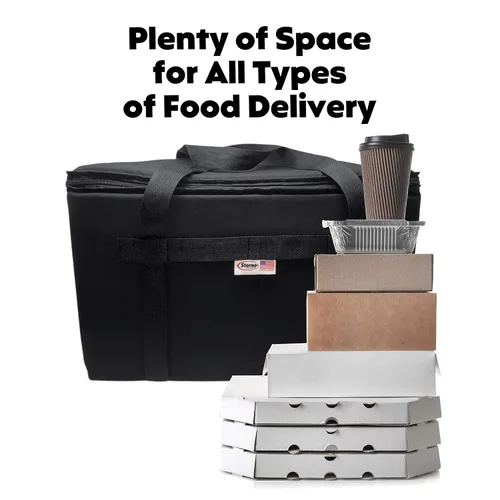 Miniatura 8 de Sterno Trunk Buddy Organizador aislado a prueba de fugas, bolsa de alimentos fríos y calientes para comestibles, bebidas y más, exterior de tela