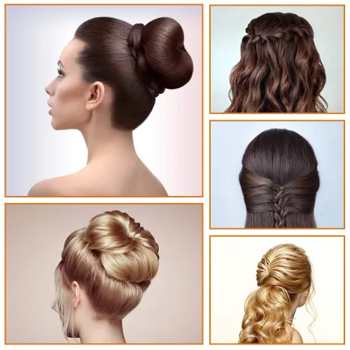 Miniatura 7 de Kit de 40 herramientas de bricolaje para trenzar y modelar el cabello, accesorios de moda Number-one con herramientas de peinado en espiral