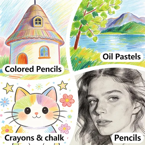 Miniatura 5 de 60 hojas de papel para acuarela a granel, papel de acuarela prensado en frío de 140 lb/300 g/m², papel de dibujo de acuarela de 5 x 7 pulgadas