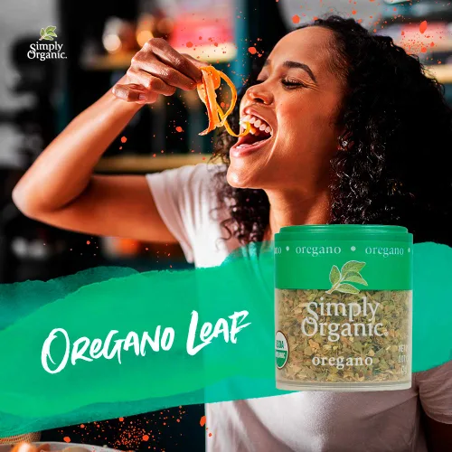 Miniatura 2 de Simply Organic Hoja de orégano, cortada y tamizada, orgánica certificada 0.07 oz Paquete de 6 Origanum onites