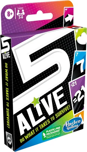 Miniatura 15 de Hasbro Gaming Juego de cartas de 5 vivos, juego de ritmo rápido para niños y familias, fácil de aprender, de 2 a 6 jugadores, divertidas actividades
