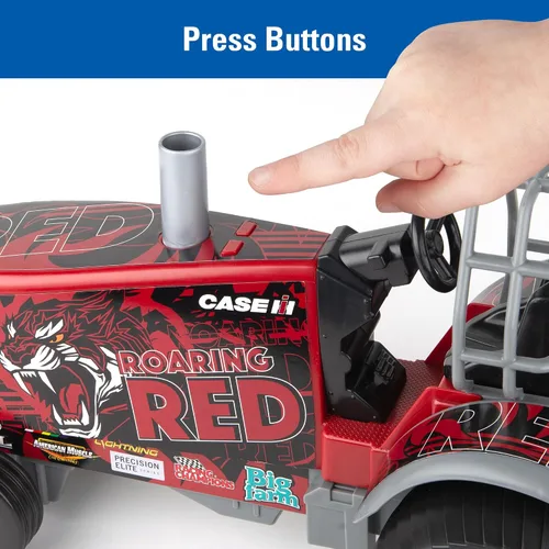 Miniatura 3 de ERTL 1/16 Big Farm Case IH Barn Buster Tirando Tractor 47465