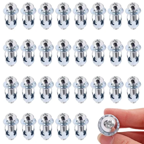 Miniatura 17 de Anclajes de Pared Huecos con Tornillos de Servicio Pesado, Pernos Molly de Acero al Carbono Galvanizado en Zinc Anclajes de Pared para Paneles