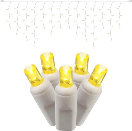 Miniatura 2 de Vickerman El juego de luces cuenta con 70 luces LED en cable blanco con espacio de bombilla de 3.5 pulgadas y espacio de caída de 8 pulgadas, 9