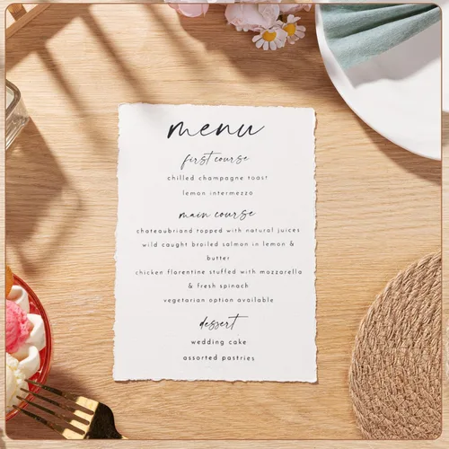 Miniatura 4 de 50 hojas de papel de borde deckled de 5 x 7 pulgadas, papel de acuarela rugoso/texturizado de 160 GSM, hecho a mano, para invitaciones de boda