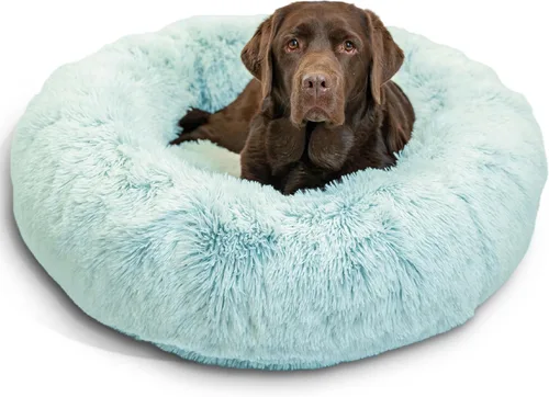 Miniatura 49 de Best Friends by Sheri - The Original Calming Donut - Cama calmante en forma de dona para perros y gatos - Pelo corto, gris, S, 23 x 23 pulgadas Gris