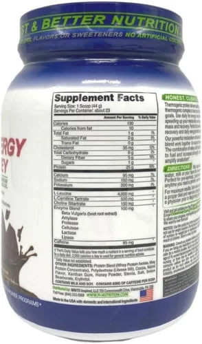 Miniatura 3 de Performance Inspired Nutrición Dieta y Energía Proteína de Suero Rasgado, Sueño de Chocolate Oscuro; Estilo #: RWDKC