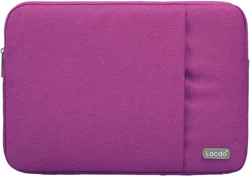 Miniatura 3 de Funda Lacdo de 11 a 15 in con tela impermeable para Macbook Air Pro, Púrpura