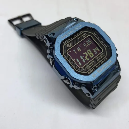 Miniatura 3 de Reloj Casio G-Shock Full Metal Digital Azul GMWB5000G-2 para hombre
