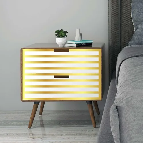 Miniatura 4 de HFKPJRT 6 rollos de cinta Washi dorada, cinta metálica de espejo, 396 pies, cinta gráfica autoadhesiva metalizada, cinta dorada para decorar 6
