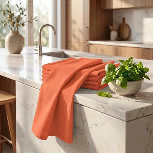 Miniatura 89 de Urban Villa Toallas de cocina 100% algodón para cocina (juego de 6) 20"x30" toallas de cocina altamente absorbentes, juego de ropa de cocina