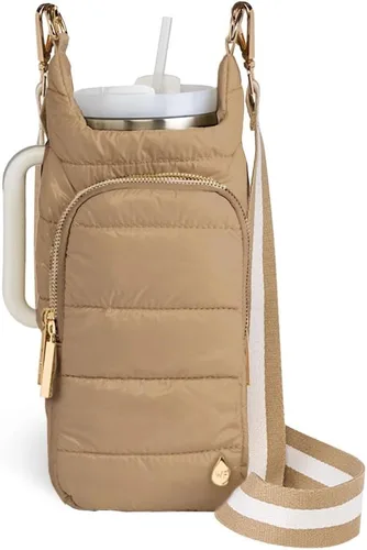 Miniatura 22 de WanderFull® Ranura con cremallera original HydroBag® HANDLE™ para mango, soporte para botella de agua cruzado manos libres y accesorios para vasos