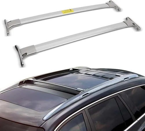 Miniatura 11 de SCITOO compatible con Rover LR3 Sport Utility 2005-2009, 2010-2016 Rover LR4 Sport Utility Juego de Barras Transversales de Techo de Aleación