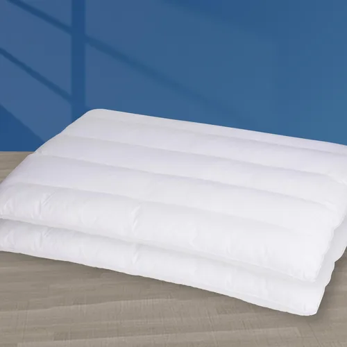 Miniatura 10 de MINUPWELL Almohadas ultra finas, almohadas planas para dormir delgadas, almohadas de cama delgadas 7D de alto soporte de 2.5 pulgadas de altura