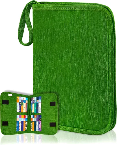 Miniatura 10 de Annmore Tarjetero para tarjetas Yoto, 20 bolsillos para hasta 60 tarjetas, álbum de tarjetas intercambiables, compatible con Yugioh, MTG y otros Azul