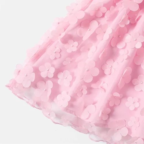 Miniatura 6 de Disney Frozen Elsa Princesa Cenicienta Ariel Jazmín Rapunzel Vestido para bebéniña, Vestido de manga larga con volantes y superposición de malla