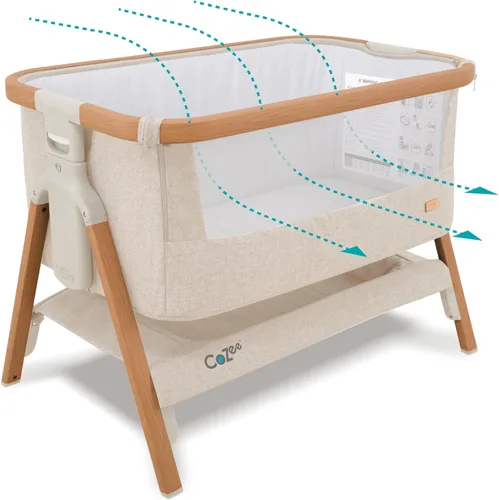 Miniatura 8 de Tutti Bambini CoZee® Moisés y Cuna de Cabecera 2 en 1 para Bebé - Moisés de Cabecera de Plegado Rápido, Cuna para Bebé con 6 Alturas de Colchón