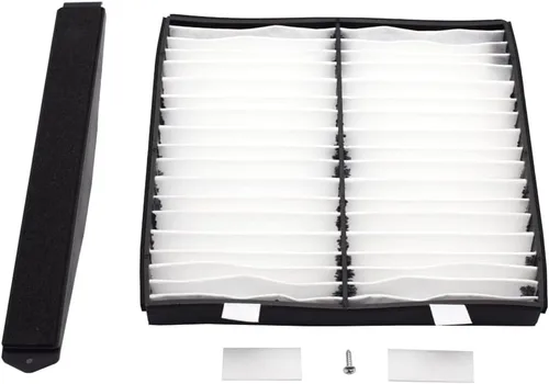 Miniatura 2 de Kit de reacondicionamiento de filtro de aire de cabina con filtro y cubierta de acceso compatible con Chevy Silverado Tahoe Suburban GMC Sierra