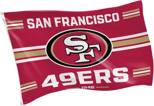 Miniatura 43 de Team Sports America NFL Buffalo Bills - Bandera duradera de 3 x 5 para exteriores con ojales, bandera y pancarta resistentes para jardín al aire