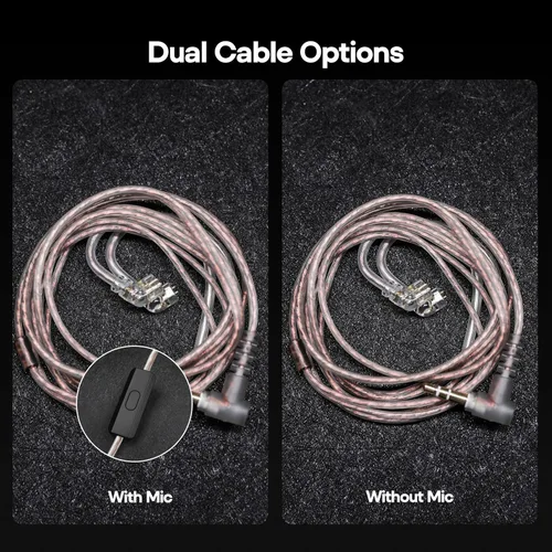 Miniatura 6 de Linsoul KZ ZSN Pro Dual Driver 1BA+1DD Hybrid Metal Earphones HiFi in-Ear Monitor with Detachable Recessed 2Pin Cable, Zin Alloy Panel