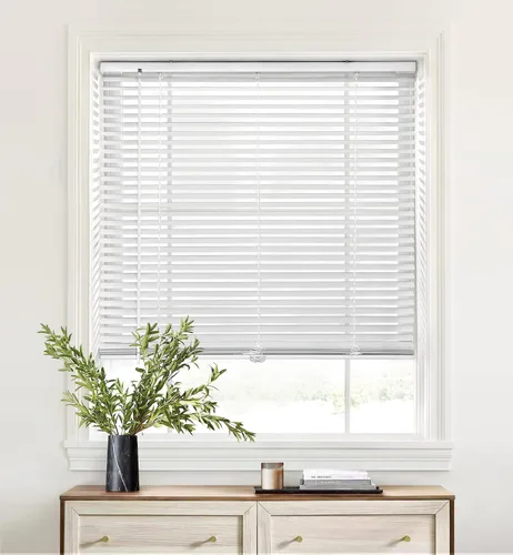 Miniatura 8 de LazBlinds Mini Persianas de Aluminio de 1", Sin Herramientas-Sin Taladro, Persianas Sin Cordón para Ventanas Interiores, Persianas Horizontales