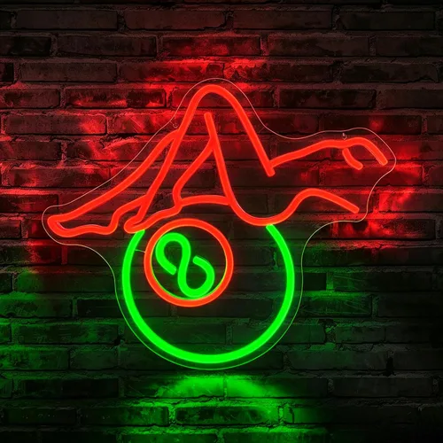 Miniatura 9 de Letrero de neón de Feliz Navidad, letreros de neón regulables JGHTURIE para decoración de pared, letrero iluminado para fiesta de Navidad, bar