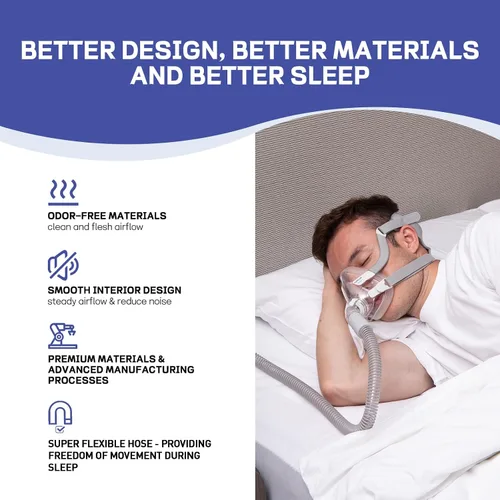 Miniatura 6 de Tubo CPAP – Tubo universal CPAP de 6 pies – Compatible con FSA/HSA – Compatible con la mayoría de máquinas y máscaras, manguera CPAP de 0.748 in