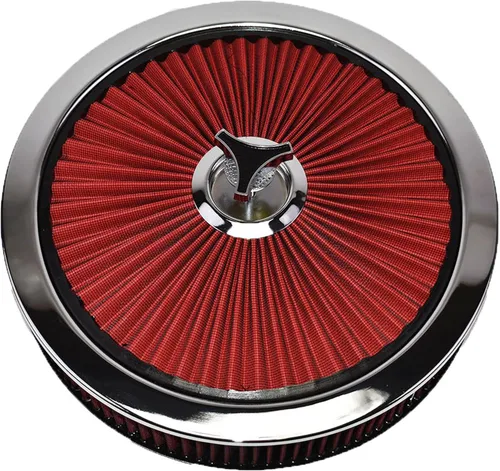 Miniatura 7 de A-Team Performance Filtro de entrada de aire con cuerpo del acelerador de alto flujo, 14 x 3 pulgadas, redondo, negro, kit de filtro de aire