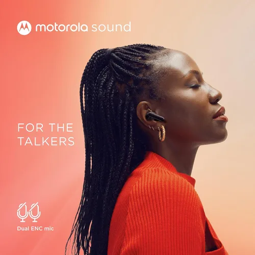 Miniatura 3 de Motorola Sound Moto Buds 125 True Wireless Earbuds, IPX5, impermeables, a prueba de sudor, control táctil, con micrófono de cancelación de ruido