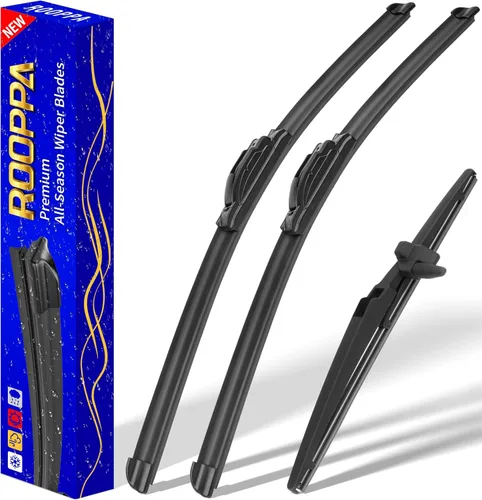 3 limpiaparabrisas de repuesto para Toyota 4Runner 2010-2022, repuesto de equipo original, 24 pulgadas, 20 pulgadas, 12 pulgadas (juego de 3) gancho