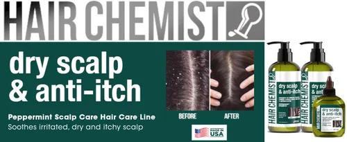 Miniatura 8 de Hair Chemist Champú de menta para cuero cabelludo seco y alivio antipicazón, 33.8 onzas. Fórmula nutritiva que calma el cuero cabelludo irritado