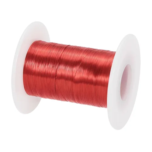 Miniatura 43 de MECCANIXITY - Alambre magnético de calibre 46 AWG - 0.04mm Hilo de cobre esmaltado - Bobina de alambre magnético de 14669 pies (4471m) - 50g Grado F