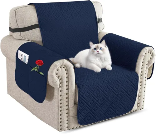 Miniatura 24 de XINEAGE Funda 100% impermeable para silla y sofá para mascotas, funda antideslizante para sofá, fundas lavables para silla, protector de muebles