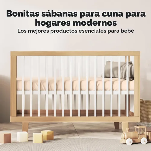 Miniatura 8 de KeaBabies Paquete de 2 sábanas para cuna de bebé para niño y niña, 52x28 viscosa derivada de bambú, sábana para cama de niño pequeño, neutra, funda